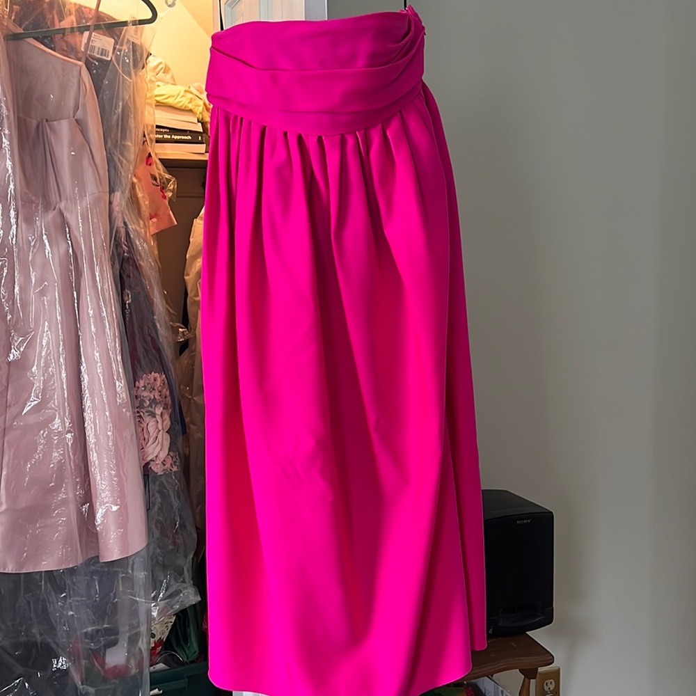 Ms min hot pink baby doll dress